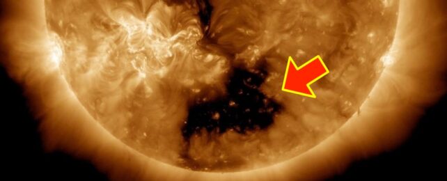 Massive Hole In Sun