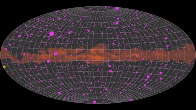 Impresionante animación muestra cómo se vería el universo si pudiéramos ver rayos gamma: ScienceAlert