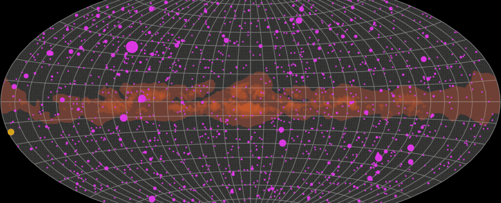 Mind-Bending Animation Shows How The Universe Would Look if We Could See Gamma Rays