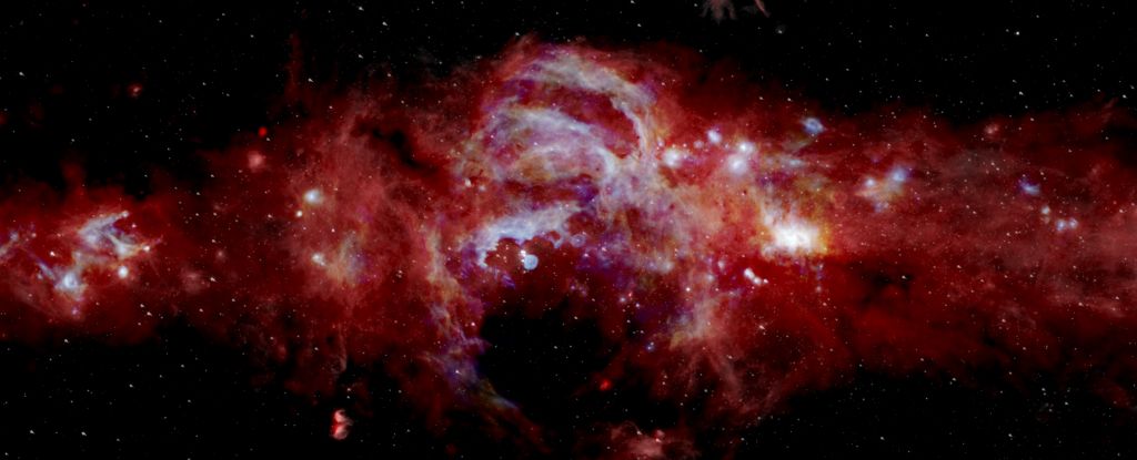 Entah bagaimana, sebuah bintang lahir di ujung lubang hitam galaksi kita: ScienceAlert