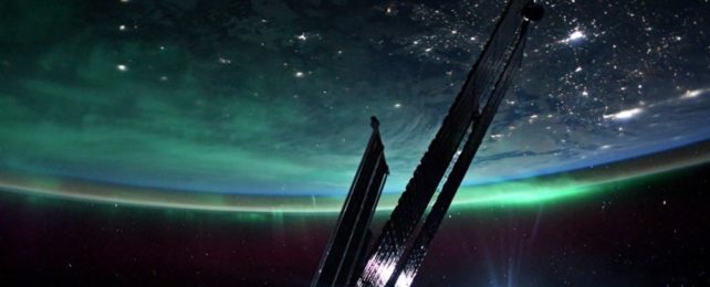 Breathtakingly Beautiful Photo Gives an Astronaut's View of an Aurora