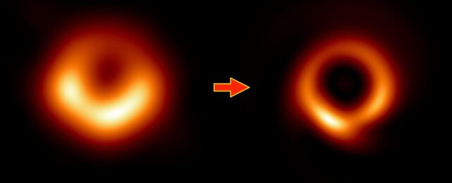 Black Hole Images Before And After