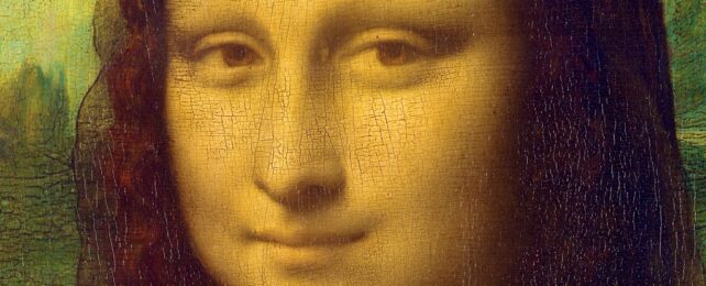 Close Up Of Mona Lisa Face