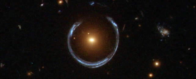 Einstein ring in space
