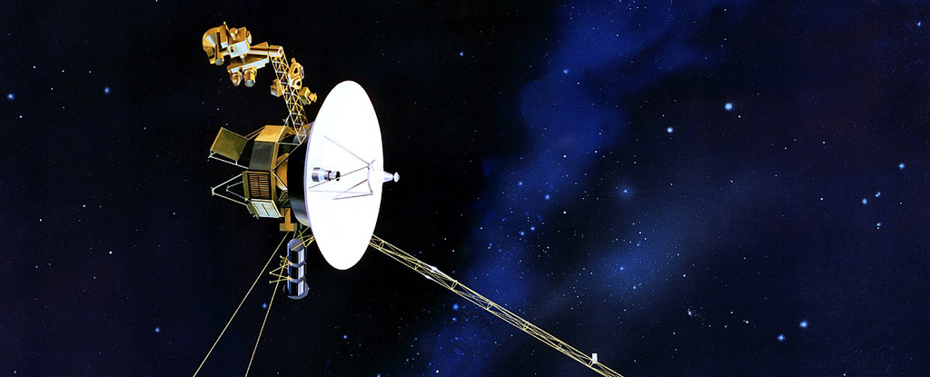 An illustration of the Voyager 2 probe.