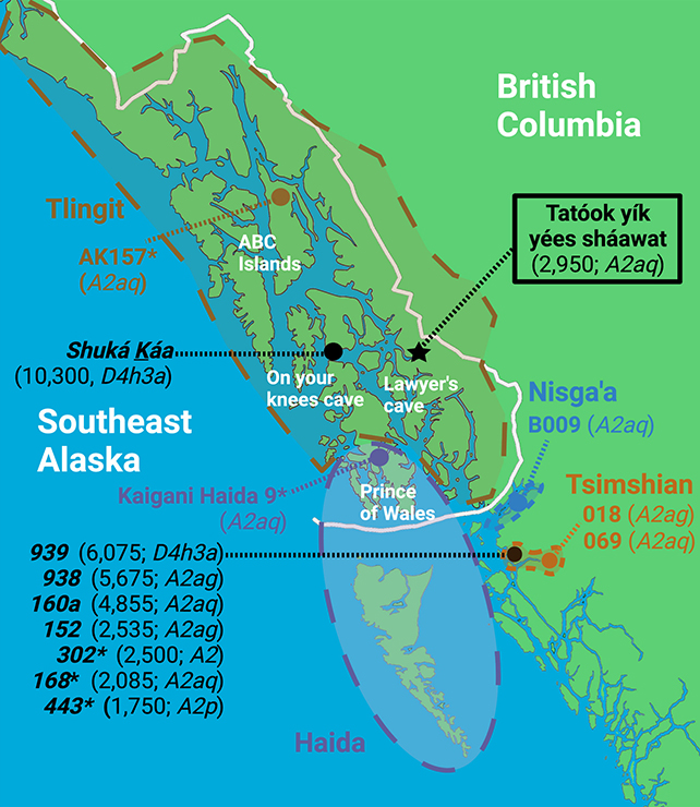 Ancestry map