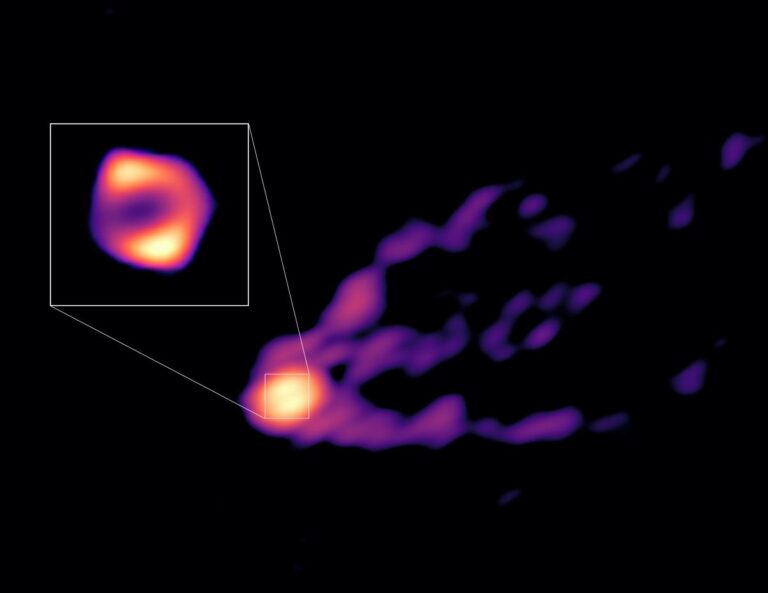 Scientists Capture First Image of Jet Erupting From The Brink of a Black Hole ScienceAlert