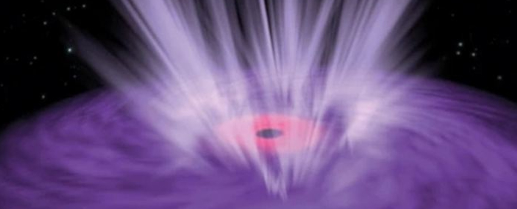 Los agujeros negros supermasivos pueden soplar vientos de hasta un tercio de la velocidad de la luz: ScienceAlert