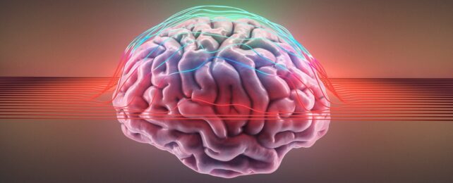 Brain With Horizontal Wires