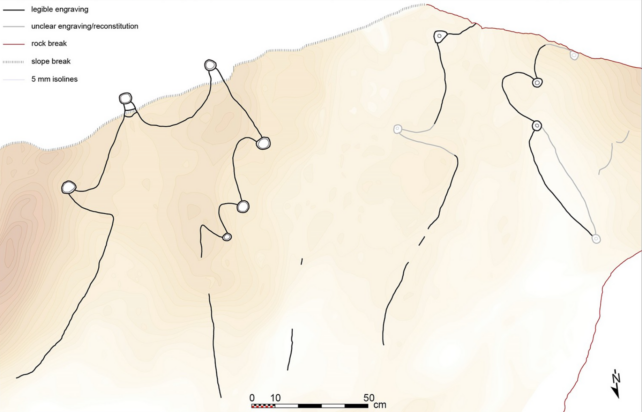 Gravures de blocs d'Arabie saoudite