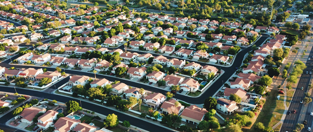 A suburban community in Glendale, Arizona.