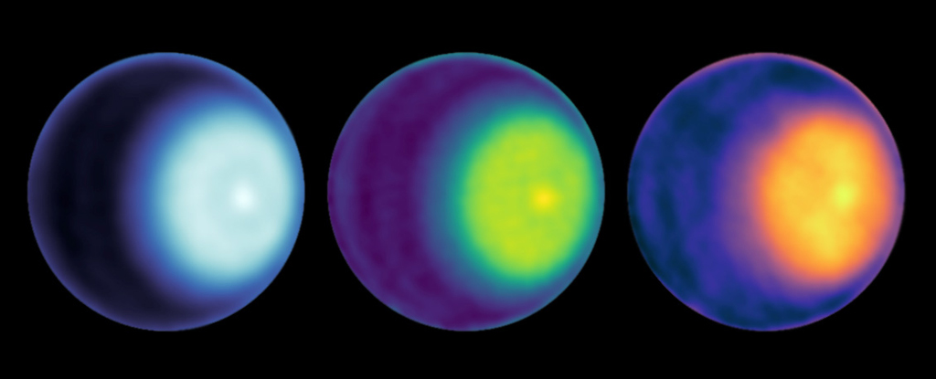 For The First Time, Scientists Have Detected a Cyclone on The North Pole of Uranus - ScienceAlert