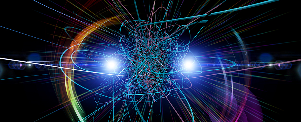 squiggly lines and colors representing an artistic view of the higgs particle