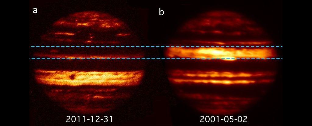 El misterio de las rayas siempre cambiantes de Júpiter finalmente puede resolverse : Heaven32