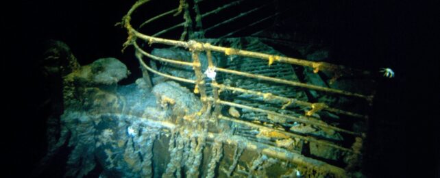 Image Of The Titanic Wreck Taken During 1986 Dive