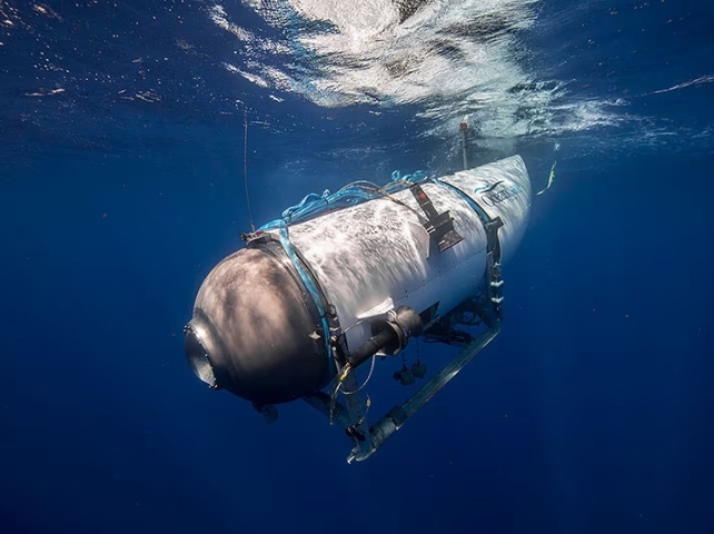 Submersible Titan Underwater