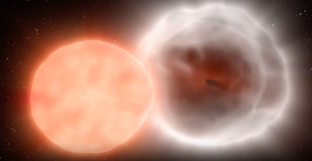 White Dwarf, Type La Supernova exploding 