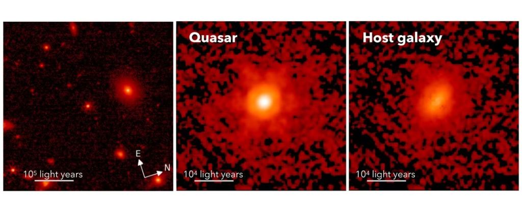 La luz de las estrellas de las galaxias Quasar ha sido detectada en el amanecer del universo : Heaven32