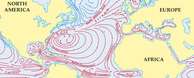 atlantic ocean currents map