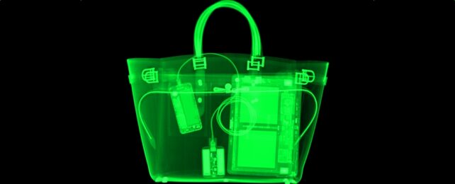 Bag XRay With Computer Devices Inside