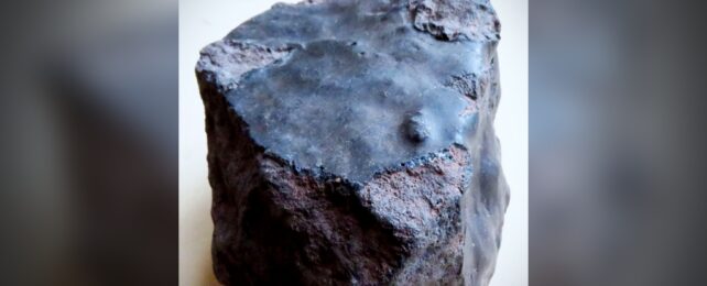 Grey Meteorite Close Up