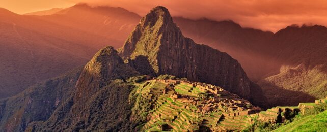 Machu Picchu At Sunset