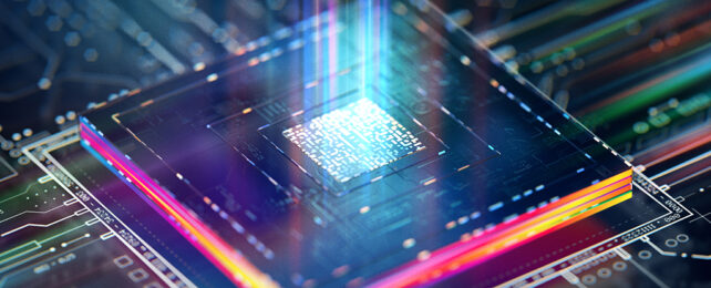 Futuristic quantum chip