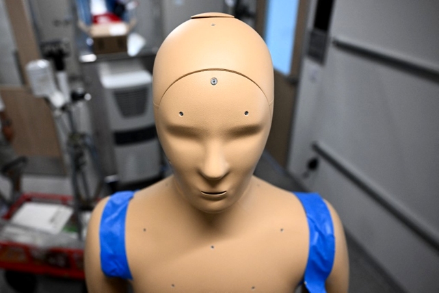 Robot Mannequin In Lab