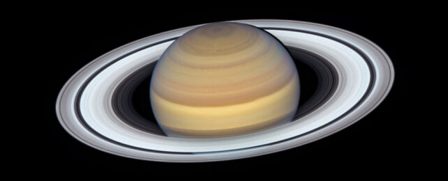 view of saturn and its rings