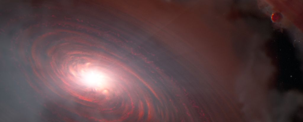 Agua detectada en disco formador de planetas alrededor de estrella bebé : Heaven32