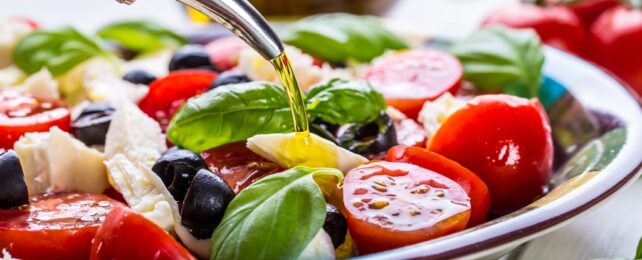 Mediterranean Salad In Bowl