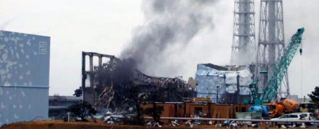 Smoke Rises From Fukushima Plant