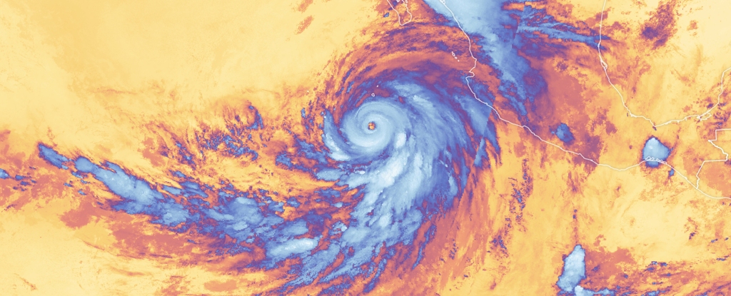 Tropical Storm Hilary From Space