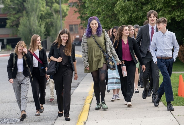 Youth Plaintiffs Arrive At Court