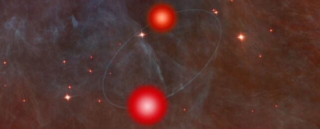These Two Stars Orbit So Close, The Entire System Would Fit Inside Our Sun