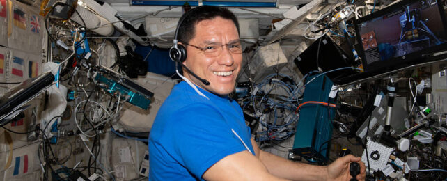 Frank Rubio in space