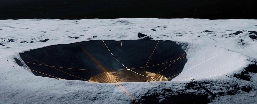 Scientists reveal plan to create a giant “super telescope” on the moon: ScienceAlert