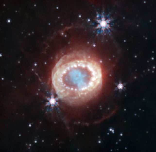 Impresionante imagen de supernova revela estructuras nunca antes vistas: ScienceAlert