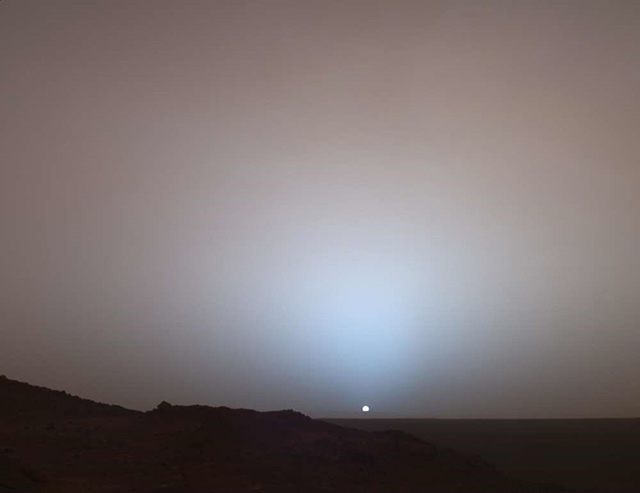 Mars Sunset Blue