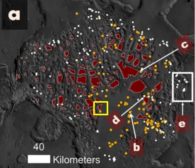 Mud Volcanoes Mars