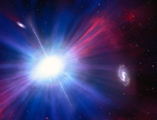 Rara y extraña explosión espacial vista en algún lugar donde no debería estar: ScienceAlert