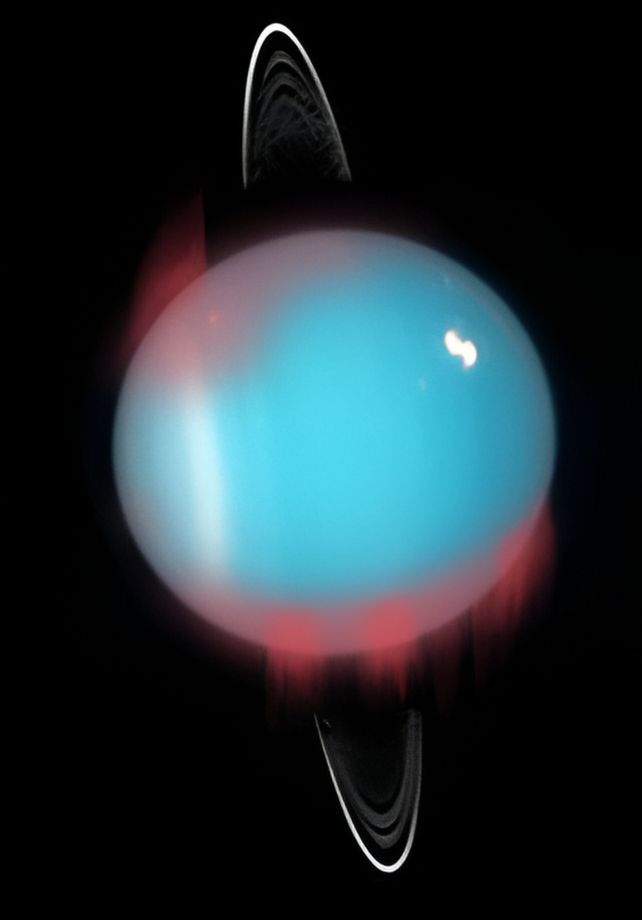 Por primera vez se confirman auroras infrarrojas en Urano: ScienceAlert