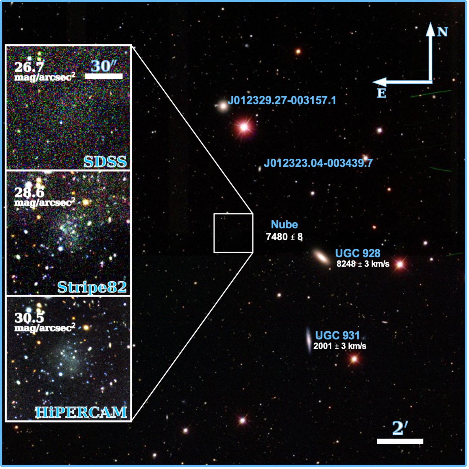 La galassia trovata per caso sembra essere costituita da una misteriosa materia oscura