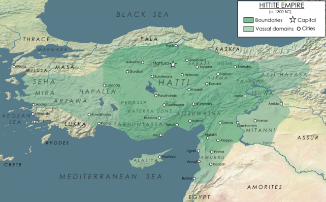 Hittite Empire Map