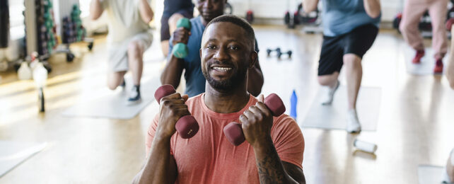 Man in gym