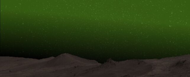 For The First Time, an Eerie Green Glow Has Been Detected in The Night Sky of Mars