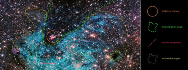 Map of Sagittarius A