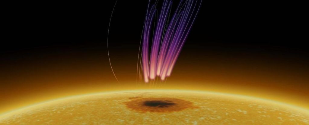 In een verbluffende primeur hebben wetenschappers een aurora-achtige emissie op de zon ontdekt: ScienceAlert