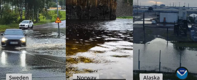 Floods across three different countries