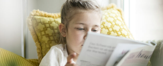 Kid reading